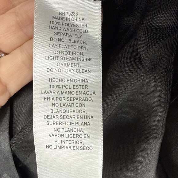 New Alex Evenings Women Black Tea Midi Length Dress Skirt Plus Size 2X Cocktail - Picture 7 of 7